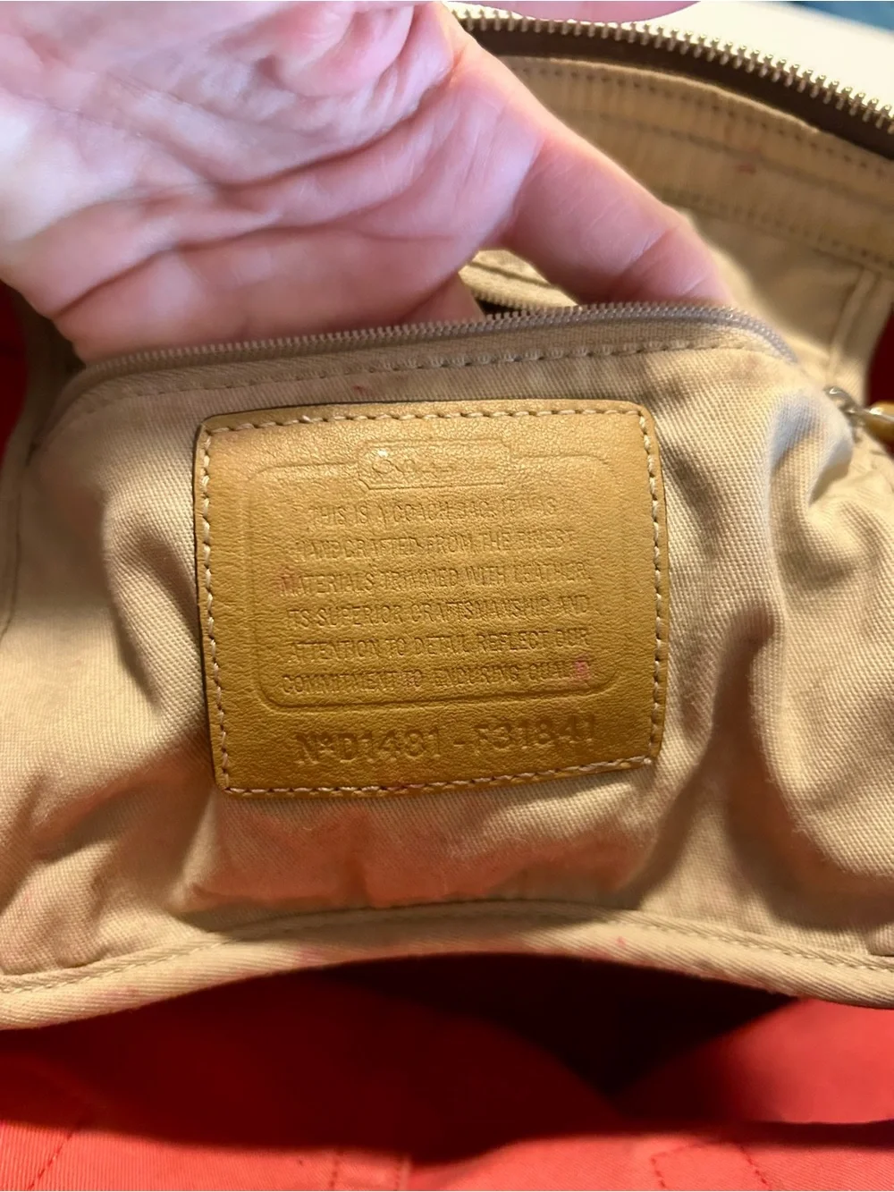 Vintage Coach Soho Signature Buckle Tote Bag-F13841 Y2K